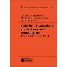 Calculus of Variations, Applications and ComputationsPont-a-Mousson 1994(1995)