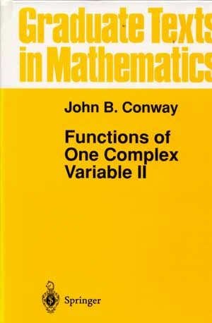 Functions of One Complex VariableⅡ(H)