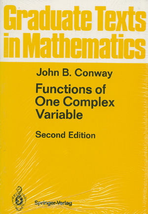 Functions of One Complex Variables (2nd)(P) - Graduate Texts in Mathematics(1994)