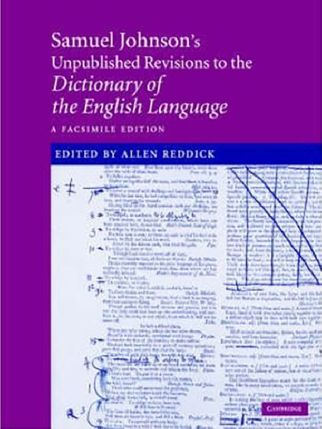 Samuel Johnson's Unpublished Revisions to the Dictionary of the English Language