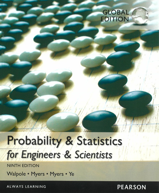 Probability and Statistics for Engineers and Scientists, 9th (Global Edition)
