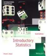 Introductory Statistics, International Adaptation, 10th Edition